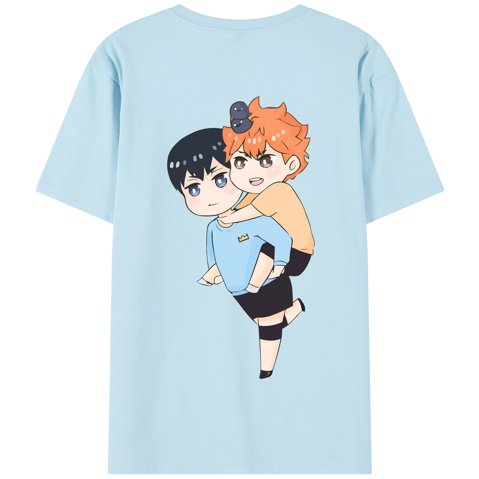 （画像用） ハイキュー!! Haikyu!! 綿100％半袖Tシャツ（背面プリント）